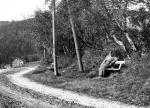 1911-1932, 82, Mönichkirchen, Wohn- und Arbeitsstätte von Anton Wildgans, Bank beim Friedhof